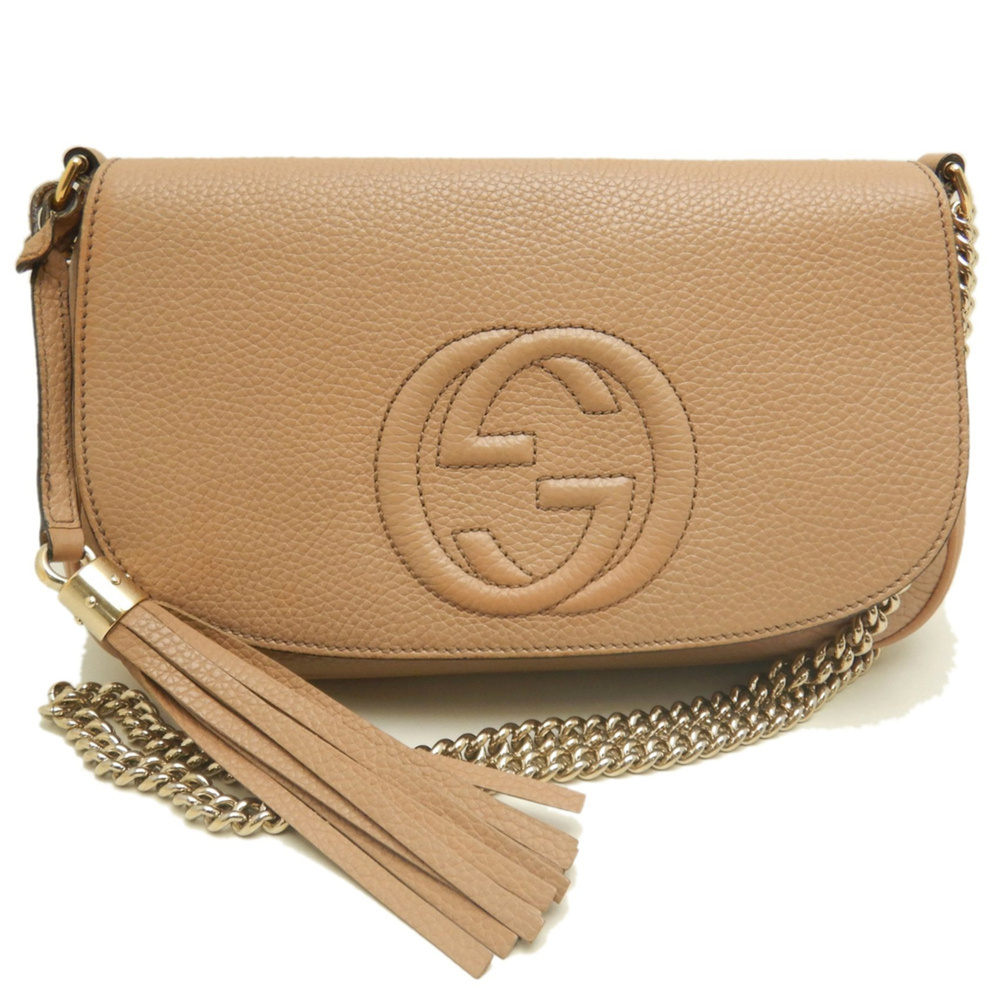 GUCCI Authentic Cream Shoulder Bag